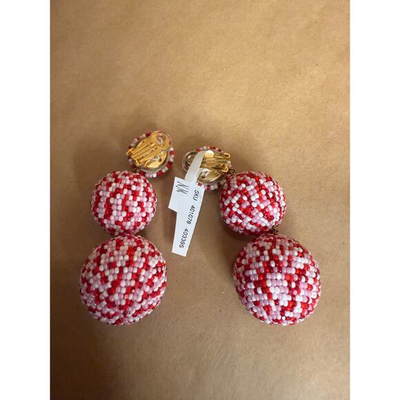 BNWT +Receipt: Rebecca de Ravenel Classic 3 drop Sara Limited Edition Clip On - Picture 5 of 8